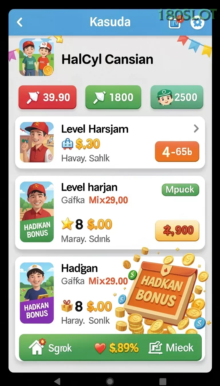Cuplikan layar AA666 — halaman utama