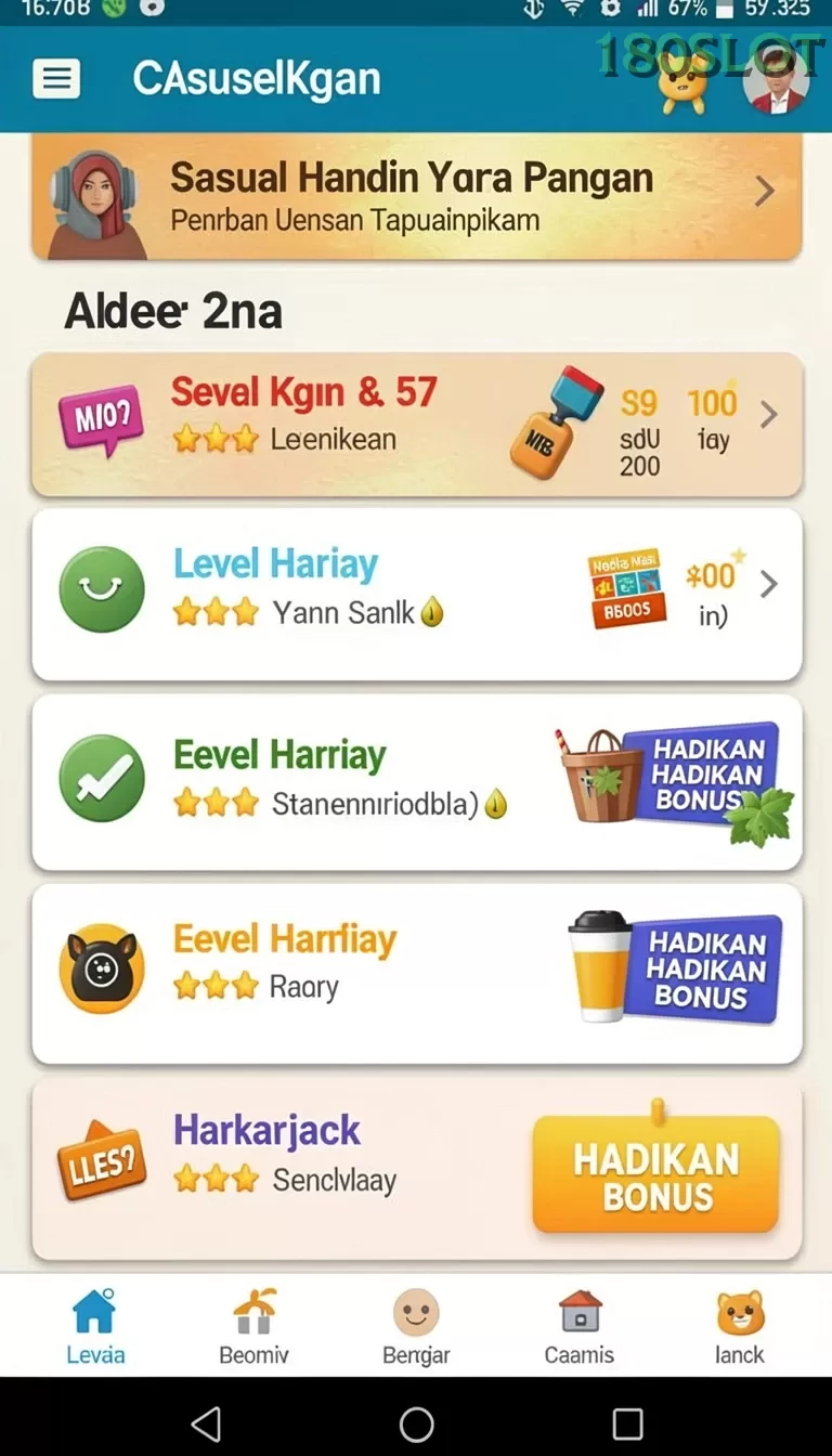 Cuplikan layar TOTOSLOT288 — menu navigasi